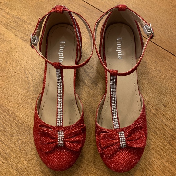 Utopia Other - Sparkly Red Dress Shoes 👠